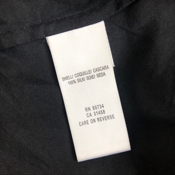 BCBG MaxAzria black Silk and crochet tank - Picture 7 of 8